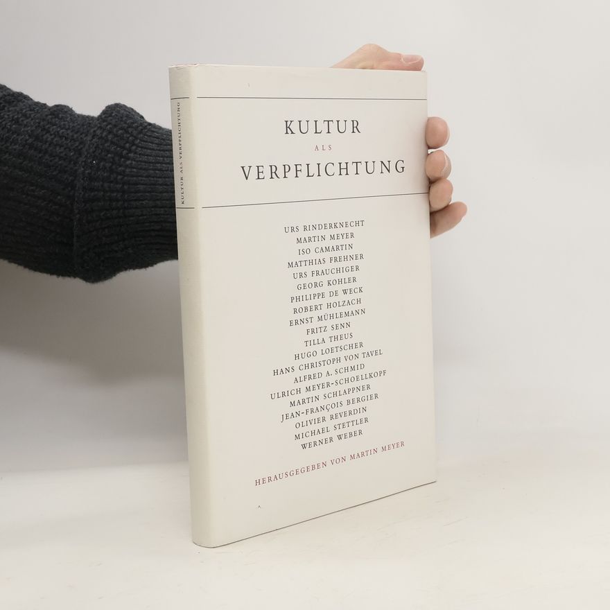 Meyer Martin Kultur als Verpflichtung