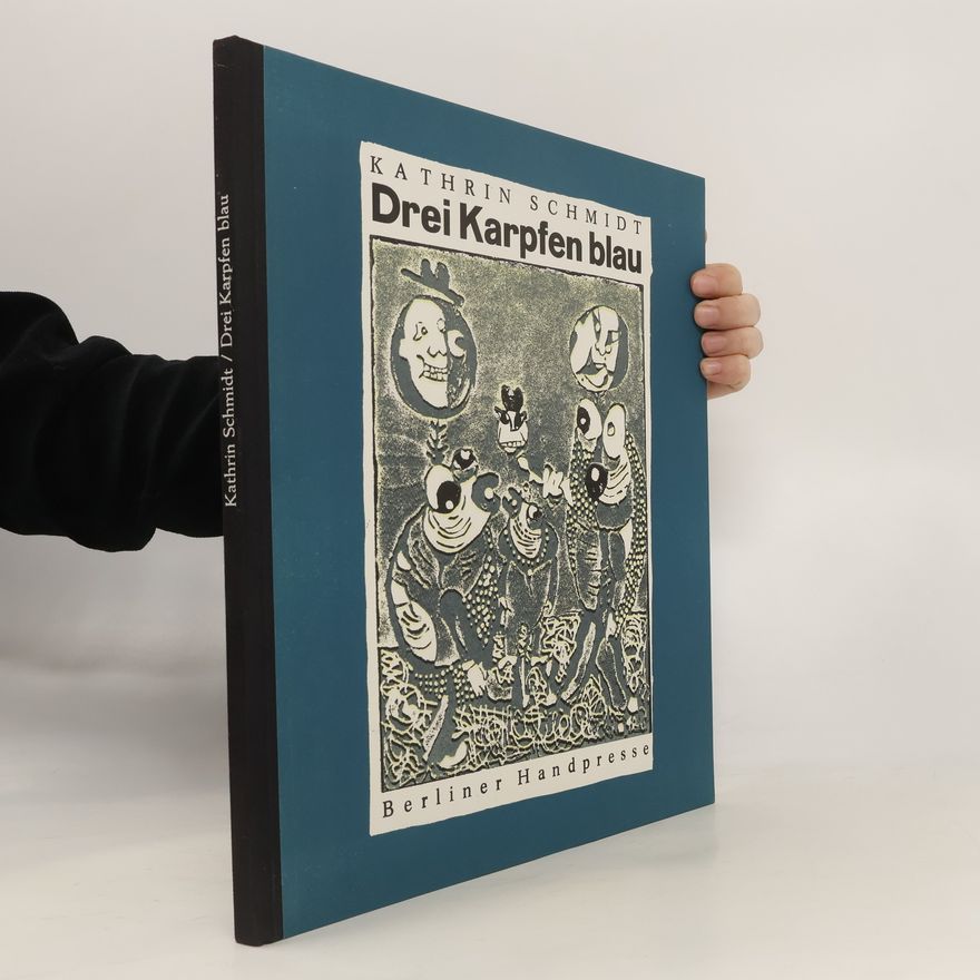 Kathrin Schmidt Drei Karpfen blau
