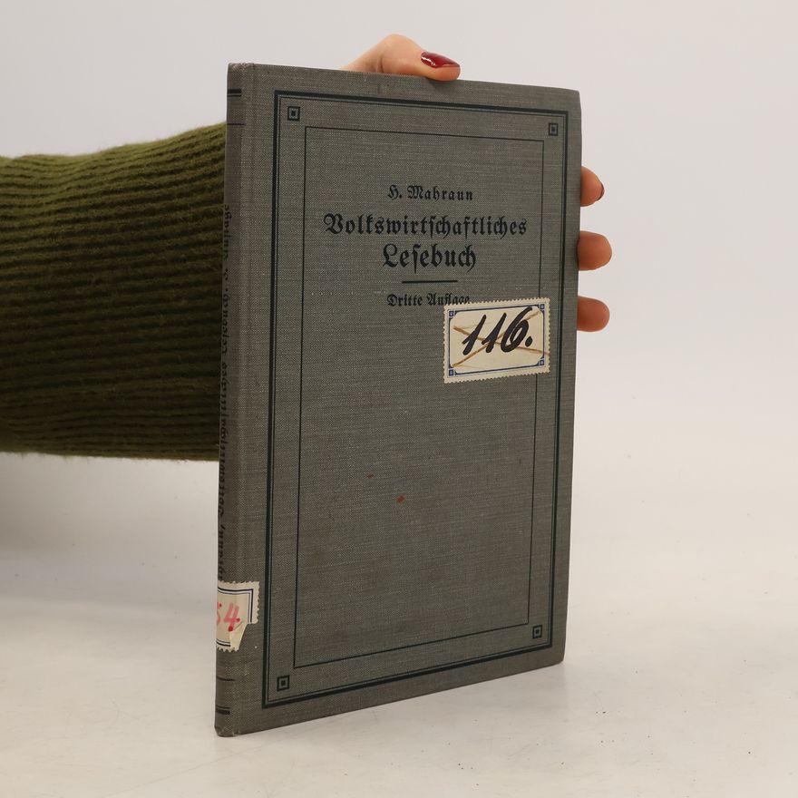 S. Uhlmann Volkswirtschaftliches Lesebuch zum Unterrichtsgebrauch