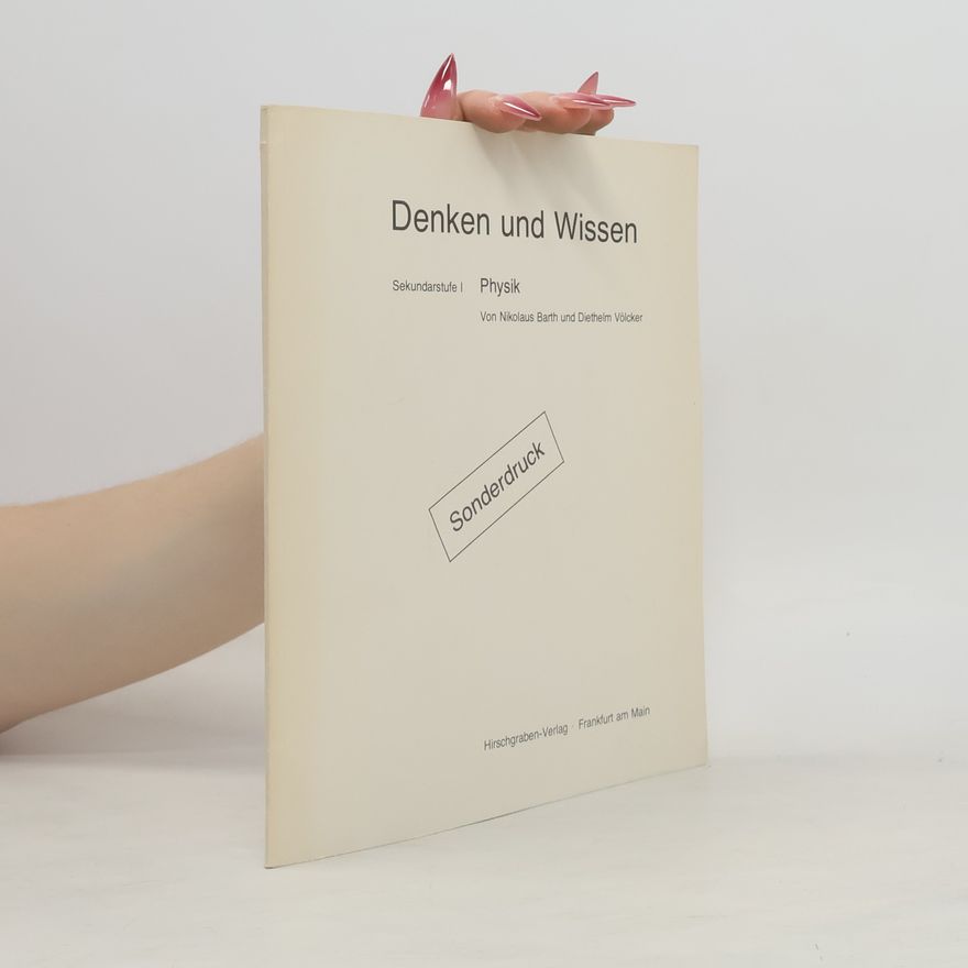 Nikolaus Barth Denken und Wissen
