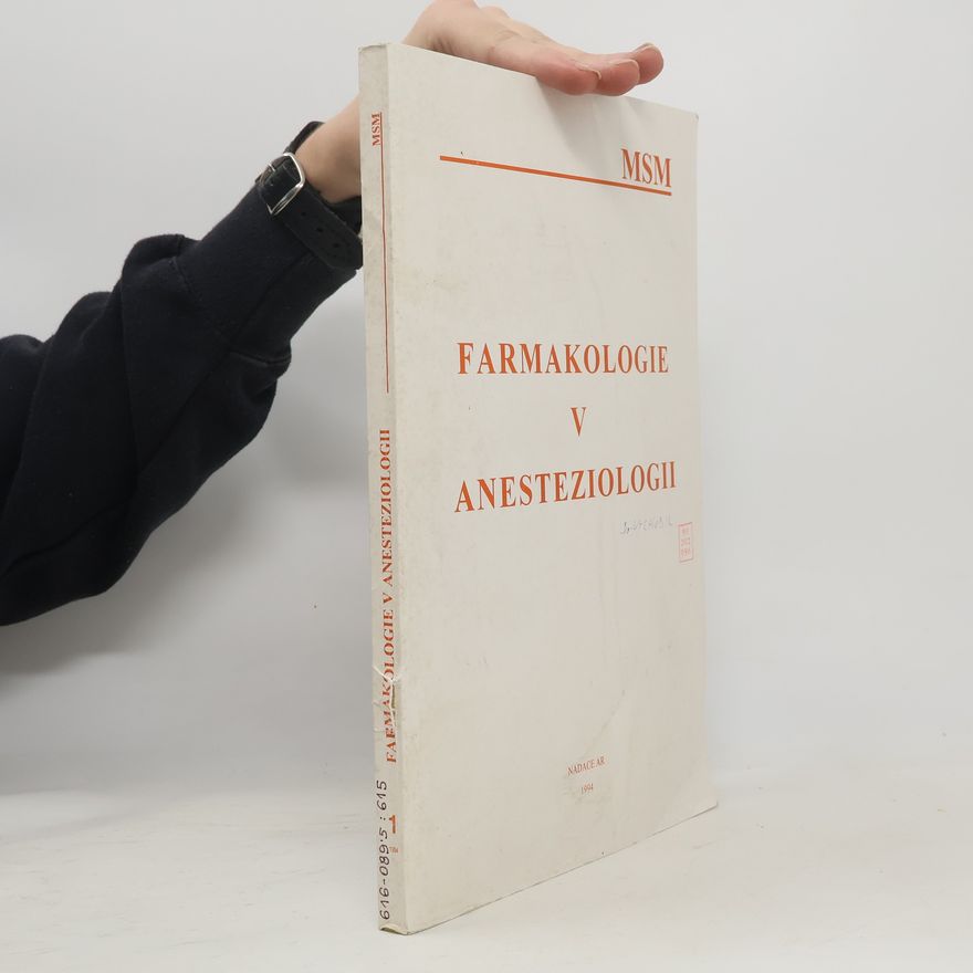 Jan Pachl Farmakologie v anesteziologii