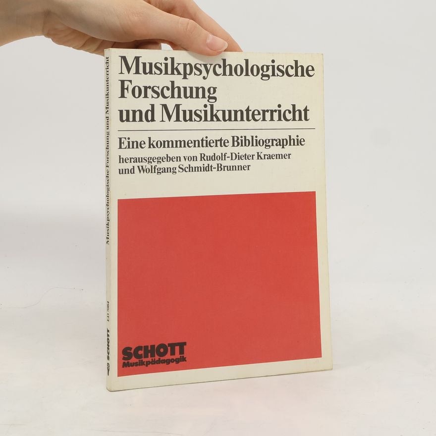 Rudolf Dieter Musikpsychologische Forschung und Musikunterricht
