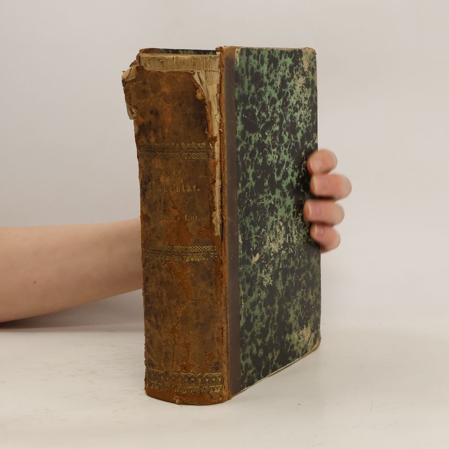 Heinrich August Wilhelm Meyer Kritisch exegetischer Kommentar über das Neue Testament
