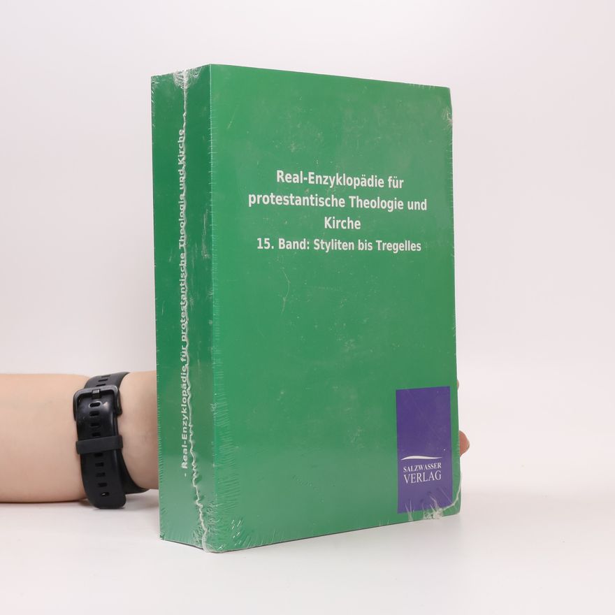 Various authors Real-Enzyklopädie für protestantische Theologie und Kirche