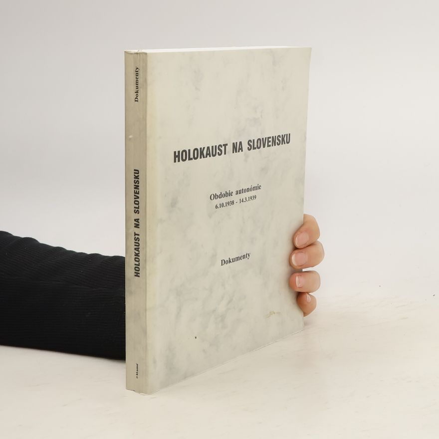 Eduard Nižňanský Holokaust na Slovensku 1