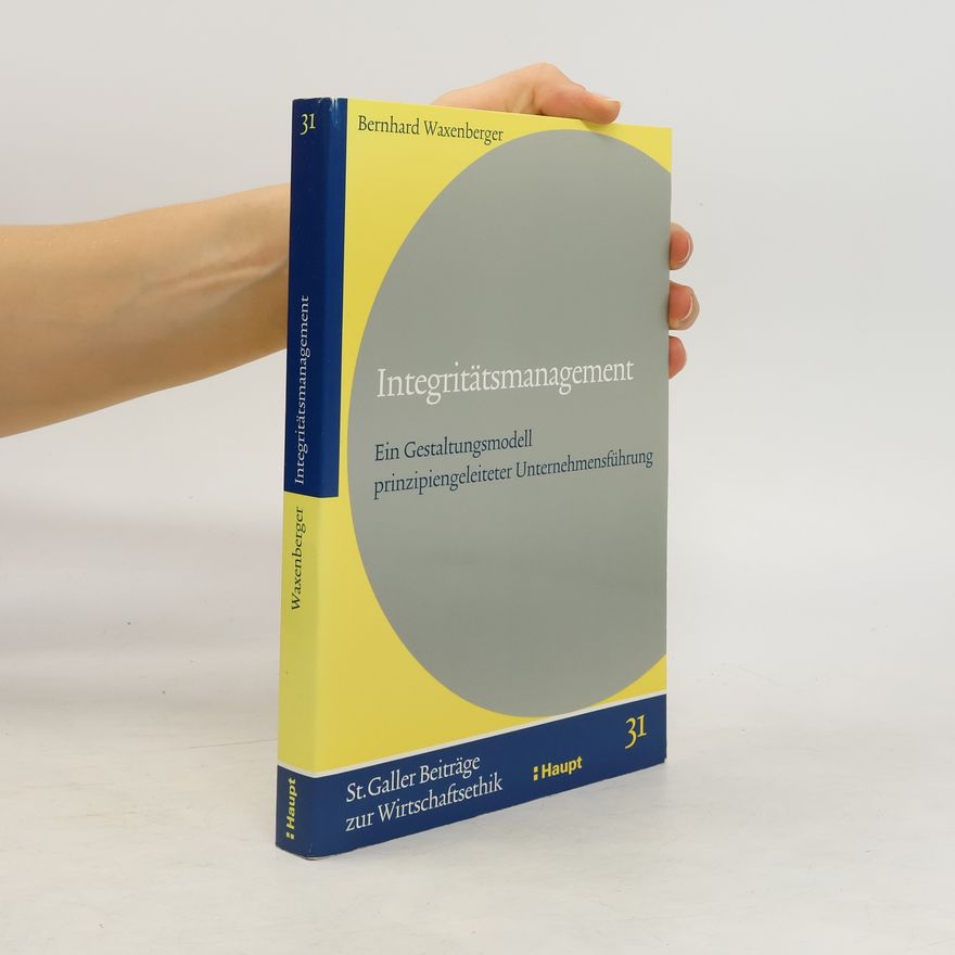 Bernhard Waxenberger Integritätsmanagement