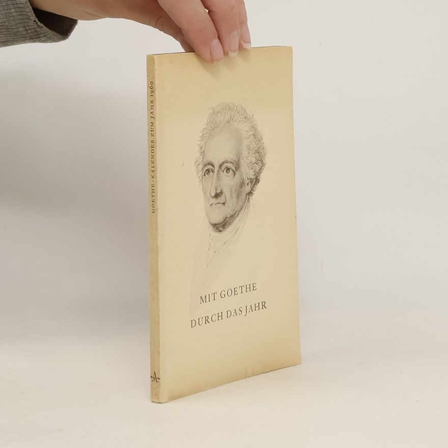 Collectif d'auteurs Goethe-Kalender zum Jahr 1960