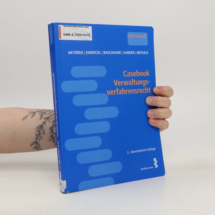 Metin Akyürek Casebook Verwaltungsverfahrensrecht