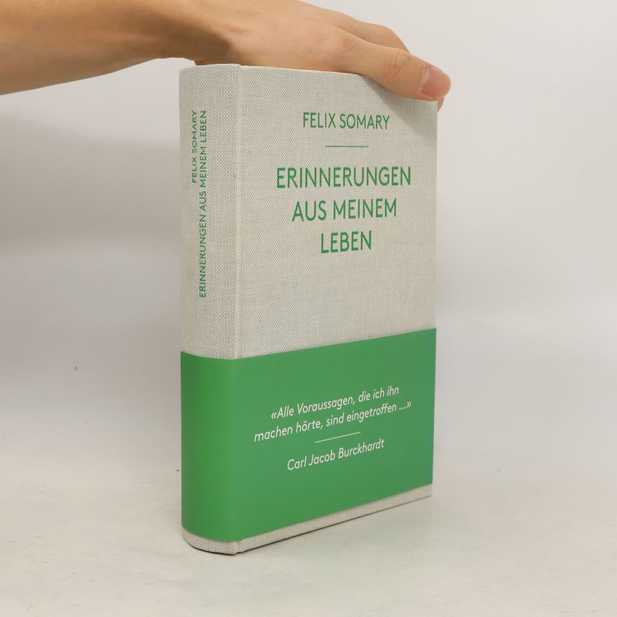 Felix Somary Erinnerungen aus meinem Leben