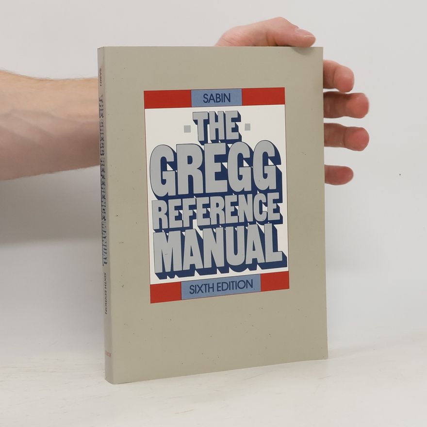 William A. Sabin The Gregg Reference Manual