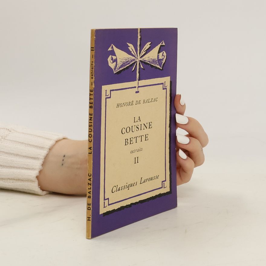 Honoré de Balzac La Cousine Bette II