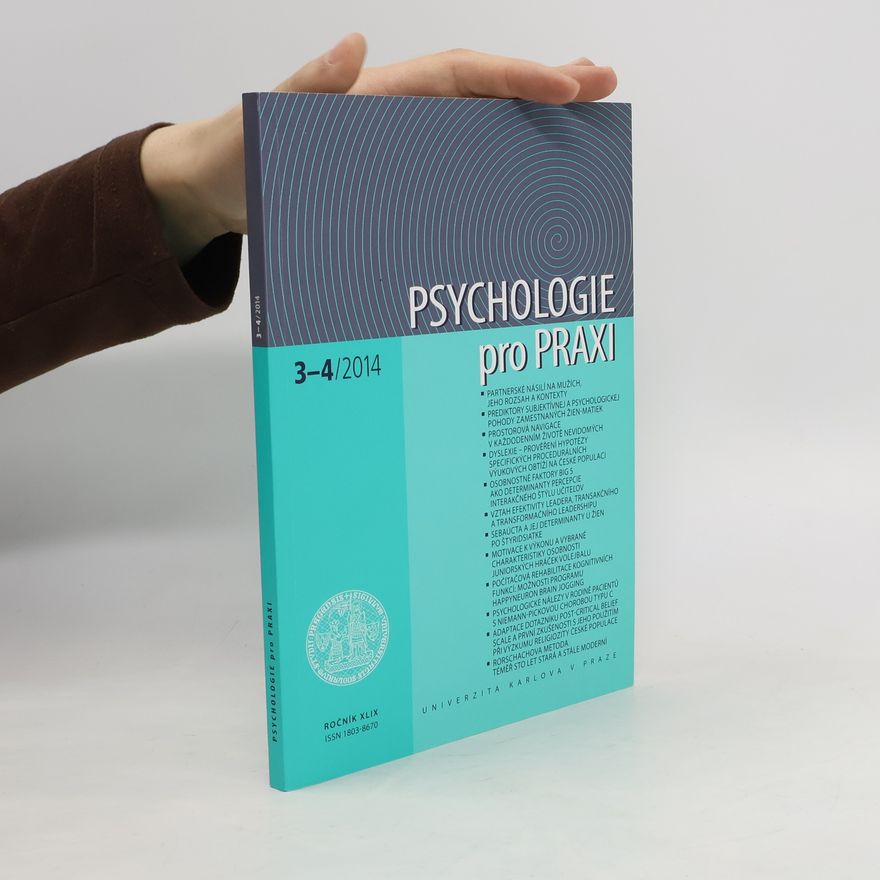 Various authors Psychologie pro praxi 3-4/2014