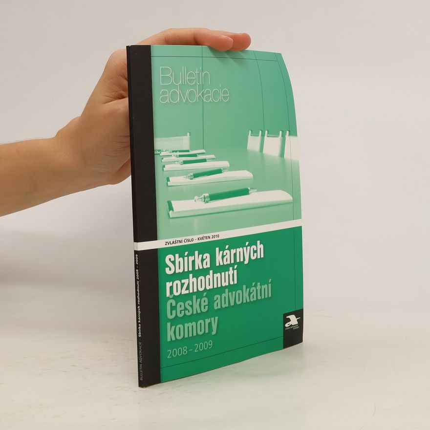 Jiří Melichar Sbírka kárných rozhodnutí České advokátní komory, 2008-2009