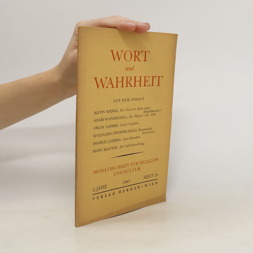 AA.VV. Wort und Wahrheit 10/1947