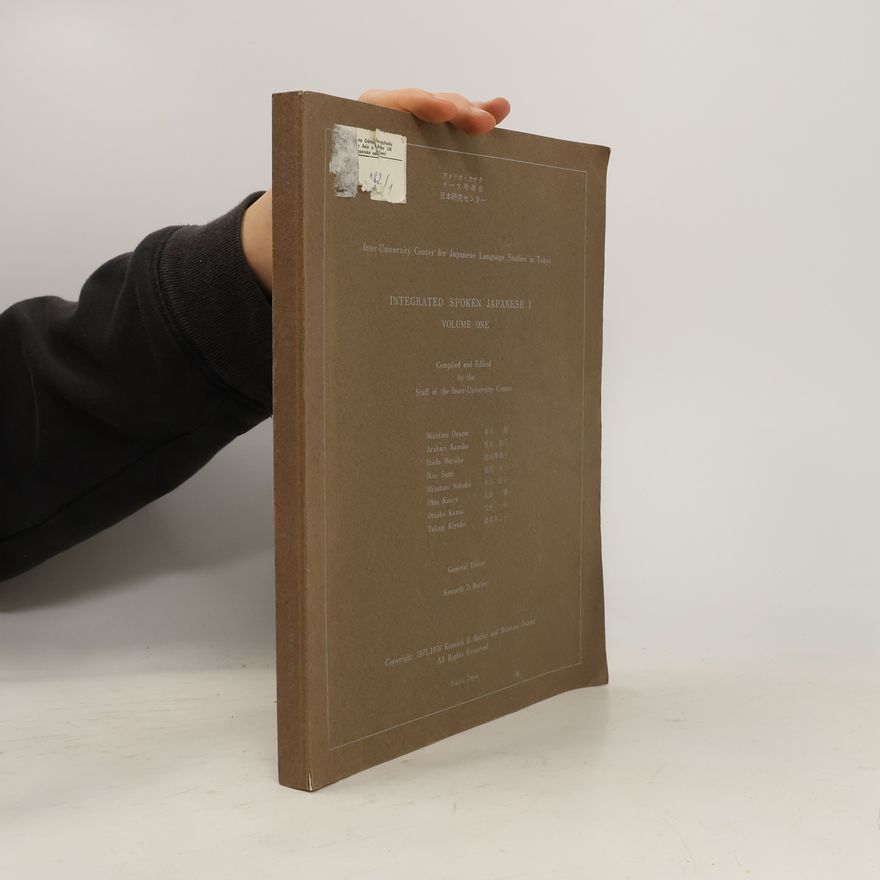 Kenneth D. Butler Integrated Spoken Japanese I