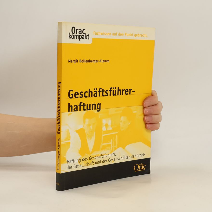 Margit Bollenberger Klemm Geschäftsführerhaftung