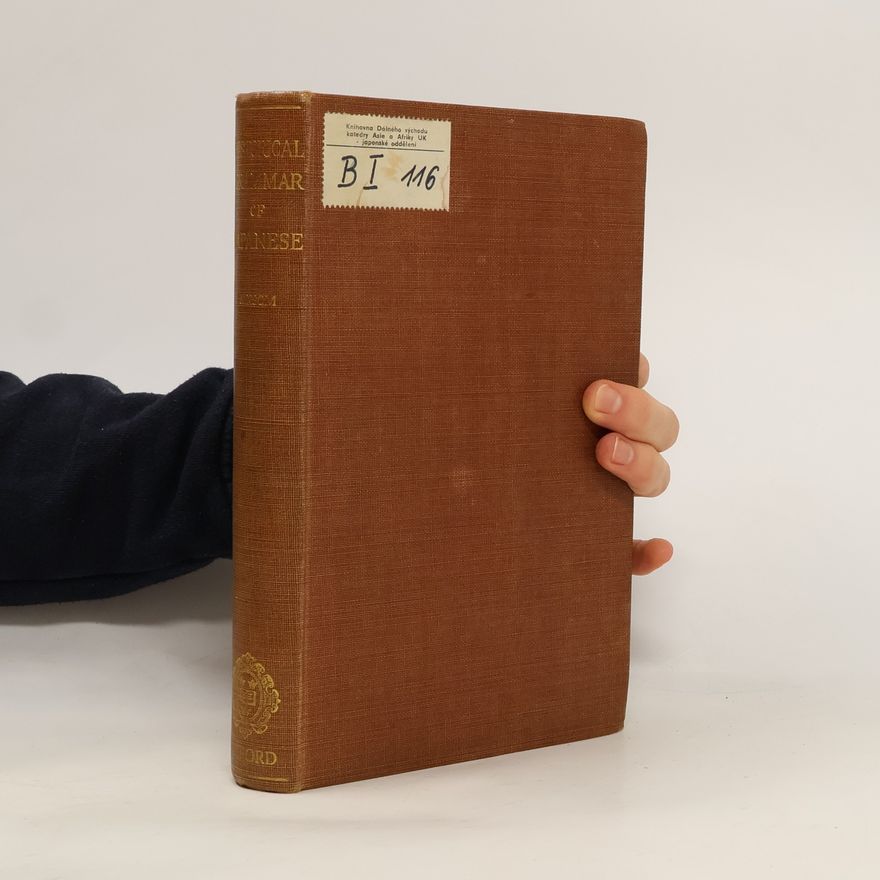 George Bailey Sansom An Historical Grammar of Japanese
