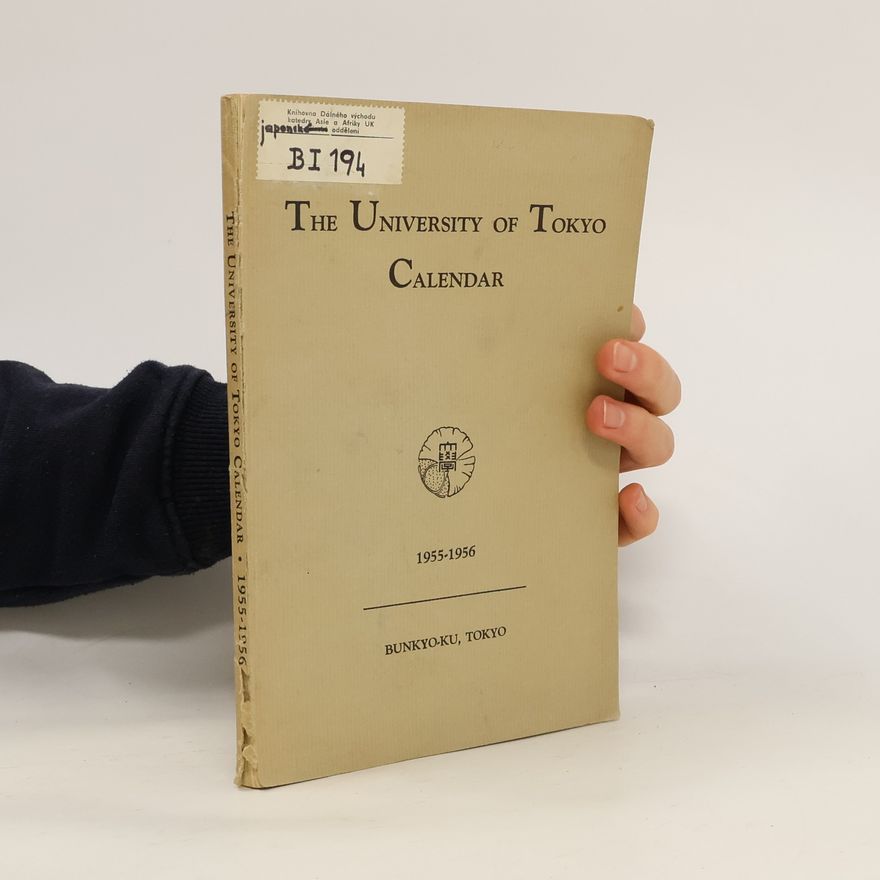 Collectif d'auteurs The University of Tokyo Calendar 1955-1956