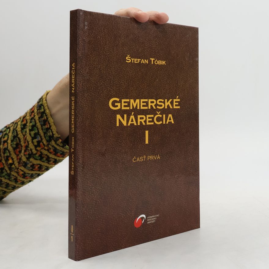 Štefan Tóbik Gemerské nárečia I.
