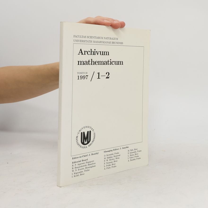Kolektiv autorů Archivum mathematicum 1-2