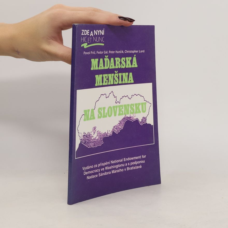 Péter Hunčík Maďarská menšina na Slovensku