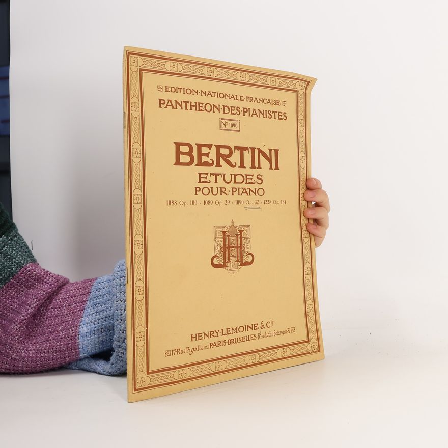 Autorenkollektiv Bertini: Études pour Piano