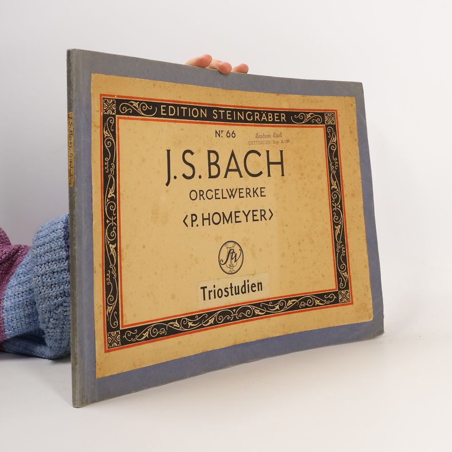 Johan Sebastian Bach Orgelwerke. Triostudien Nr. 66