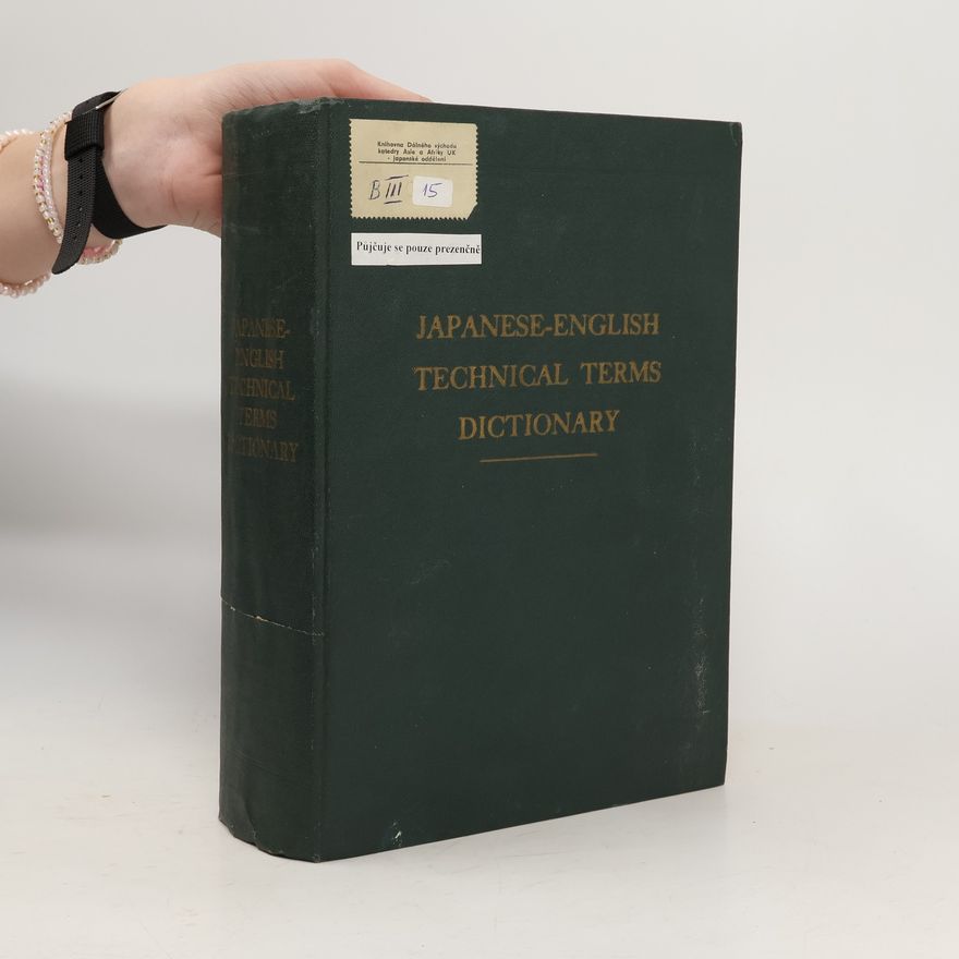 Collectif d'auteurs Japanese-English Technical Terms Dictionary