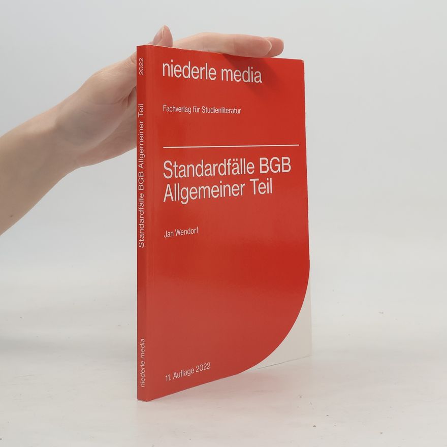 Jan Wendorf Standardfälle BGB, allgemeiner Teil