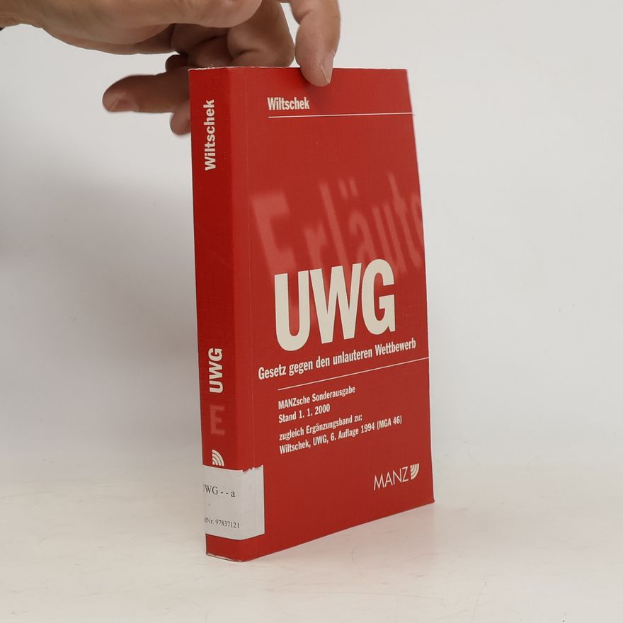 Lothar Wiltschek UWG