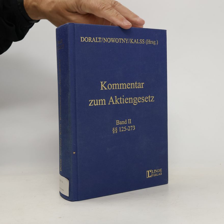 Kolektiv autorů Kommentar zum Aktiengesetz