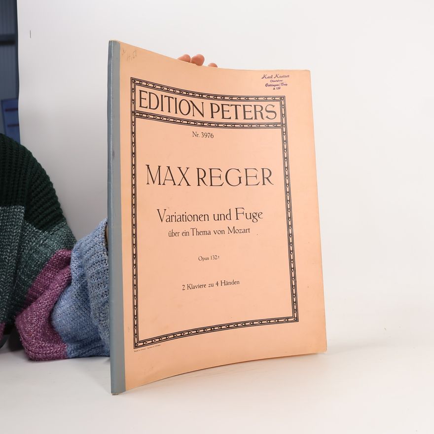 Max Reger Variationen und Fuge über ein Thema von Mozart, Op. 132a