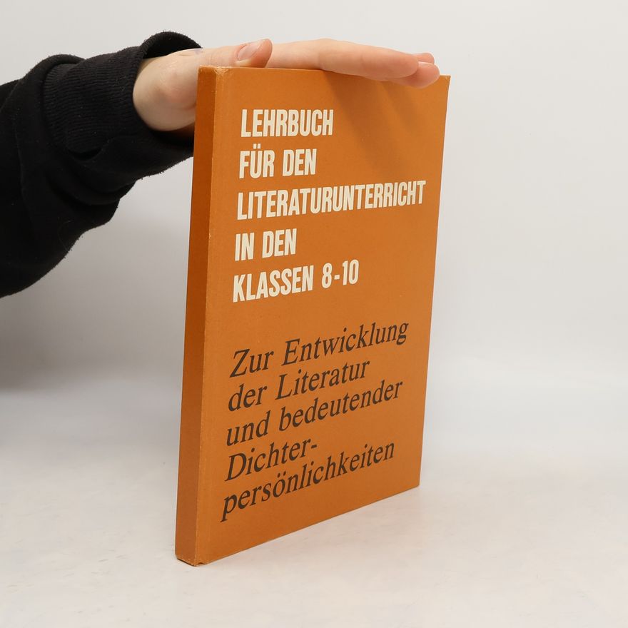 Kolektiv autorů Lehrbuch für den Literaturunterricht in den Klassen 8-10