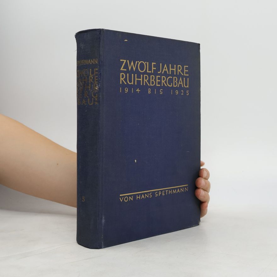 Hans Spethmann Zwölf Jahre Ruhrbergbau
