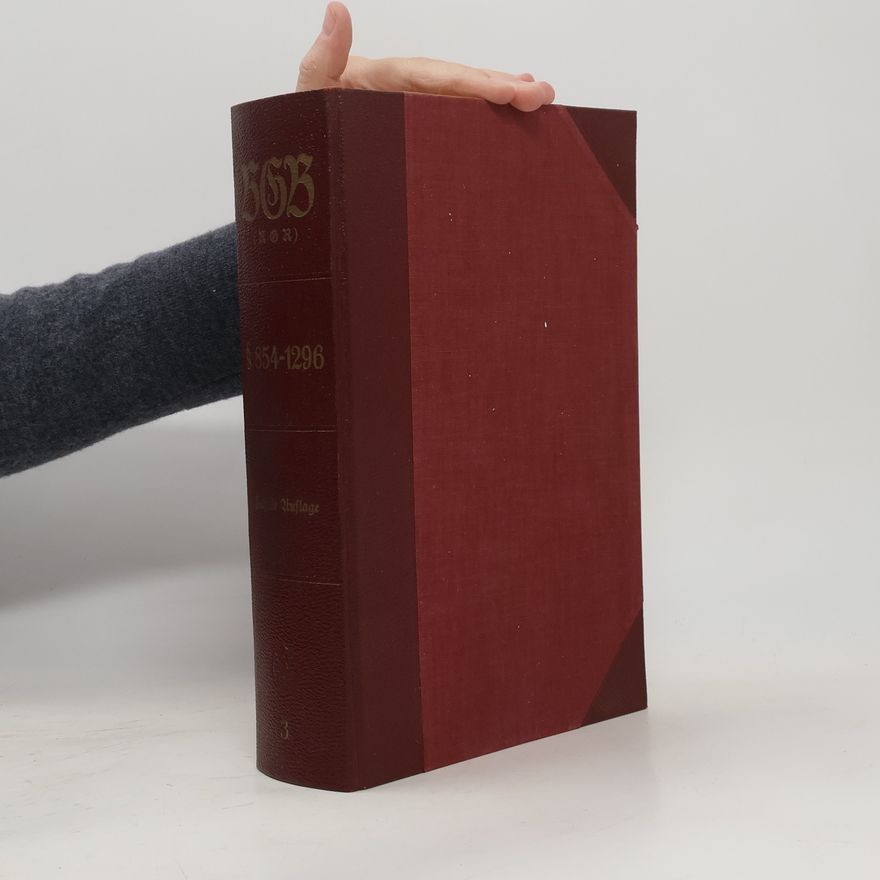 Collectif d'auteurs Das Bürgerliche Gesetzbuch III.