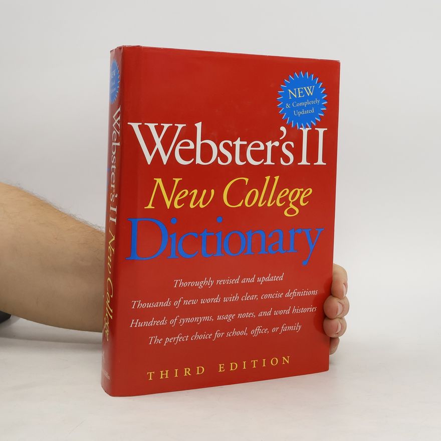 Editors Of Webster's II Dictionaries Webster's II New College Dictionary