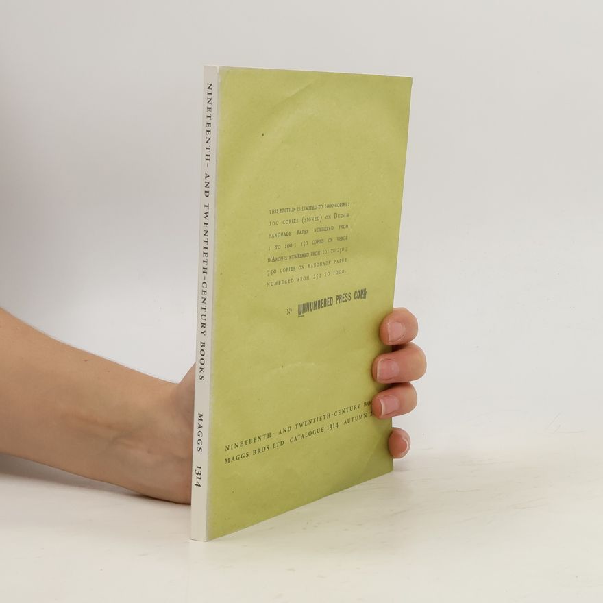 Kolektiv autorů Nineteenth- And Twentieth-Century Books