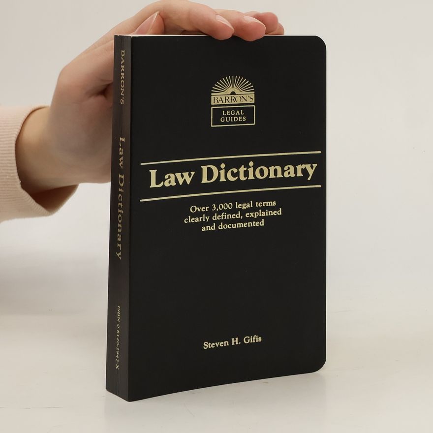 Steven H. Gifis Law Dictionary