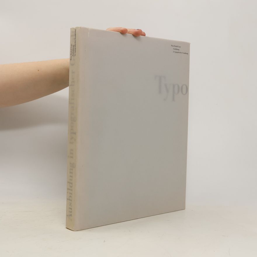 Hans-Rudolf Lutz Ausbildung in typografischer Gestaltung