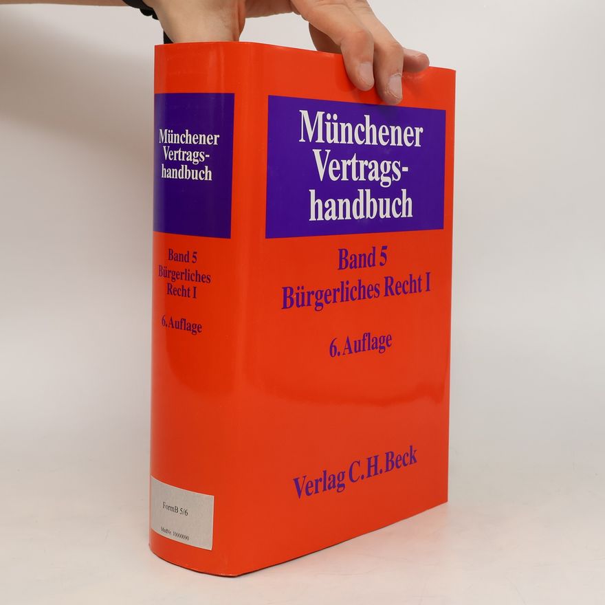 Michael Bartsch Münchener Vertragshandbuch