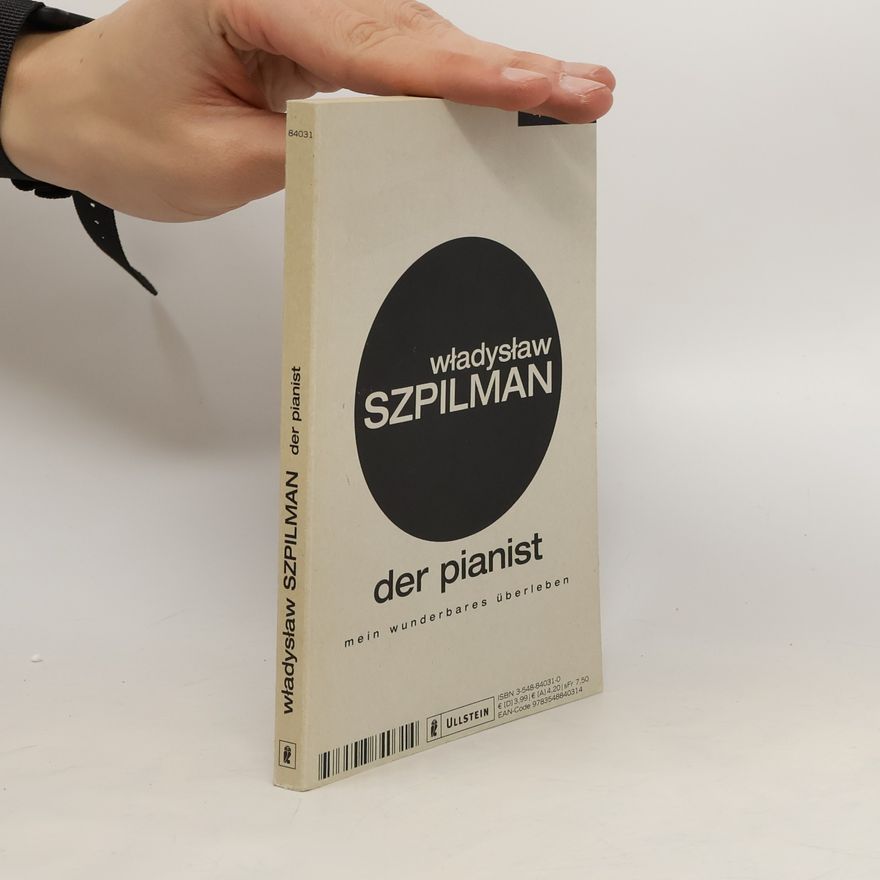 Wladyslaw Szpilman Der Pianist