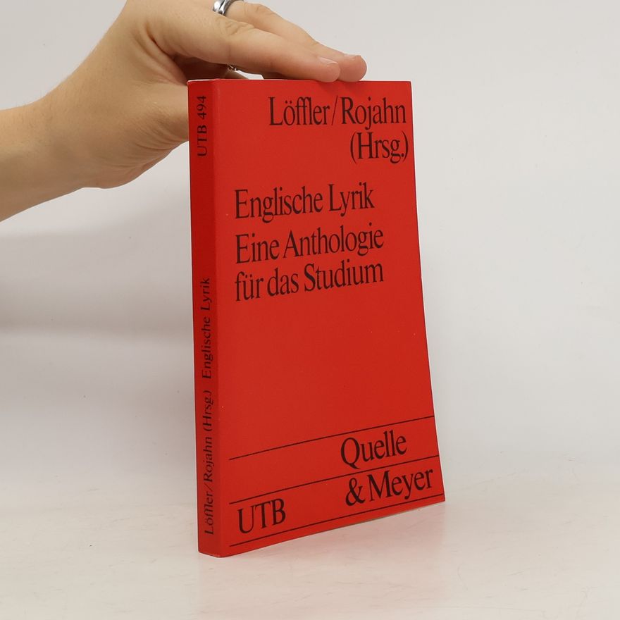 Rojahn UTB - 494: Englische Lyrik