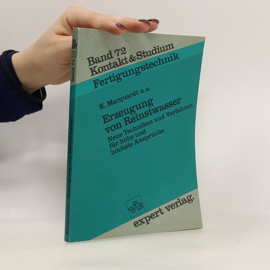 Autorenkollektiv Erzeugung von Reinstwasser