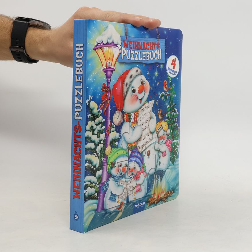 AA.VV. Weihnachtspuzzlebuch Schneemann Spielbuch mit Geschichten