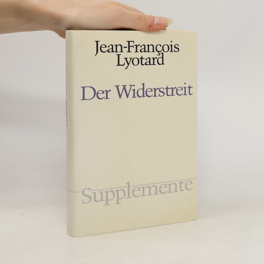 Jean-François Lyotard Der Widerstreit