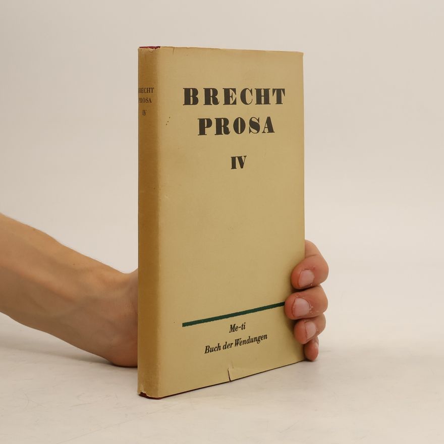 Bertolt Brecht Prosa