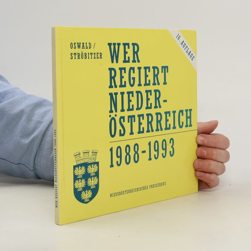 Hans Ströbitzer Wer regiert Niederösterreich 1988-1993