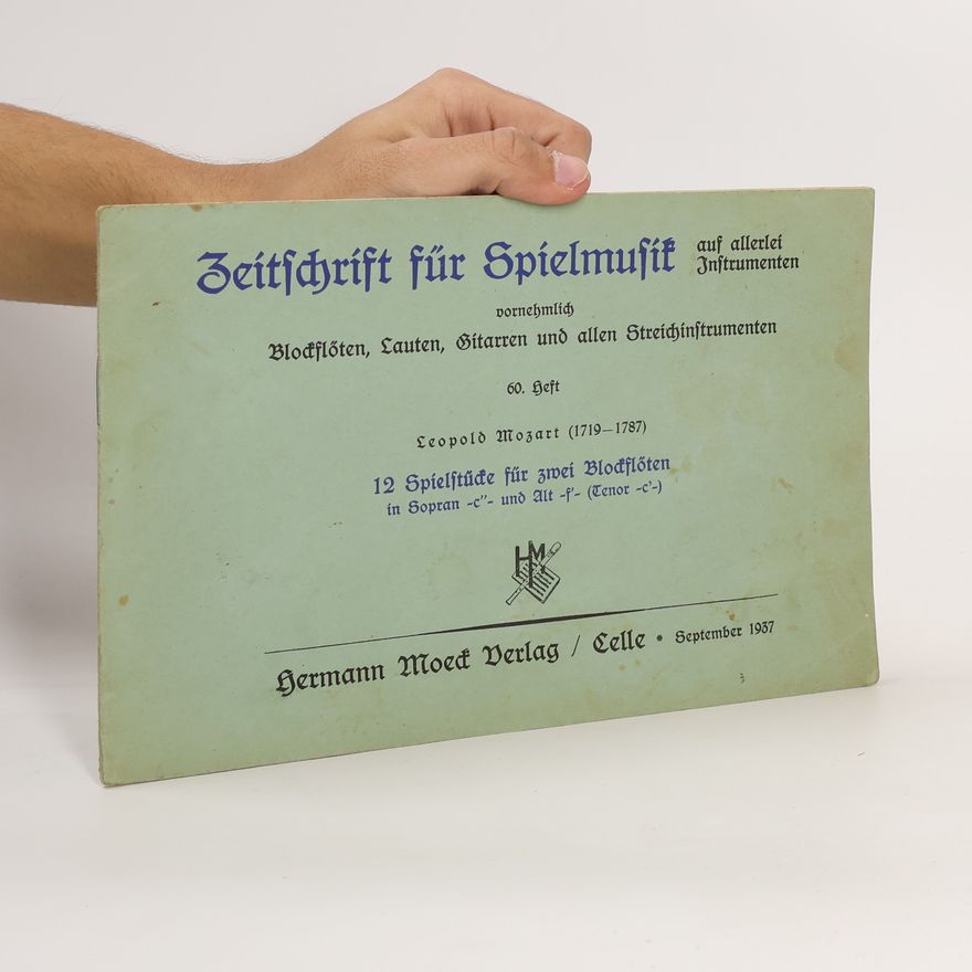 Leopold Mozart Zeitschrift für Spielmusik