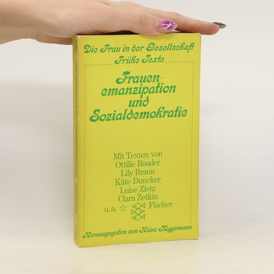 Heinz Niggemann Frauenemanzipation und Sozialdemokratie