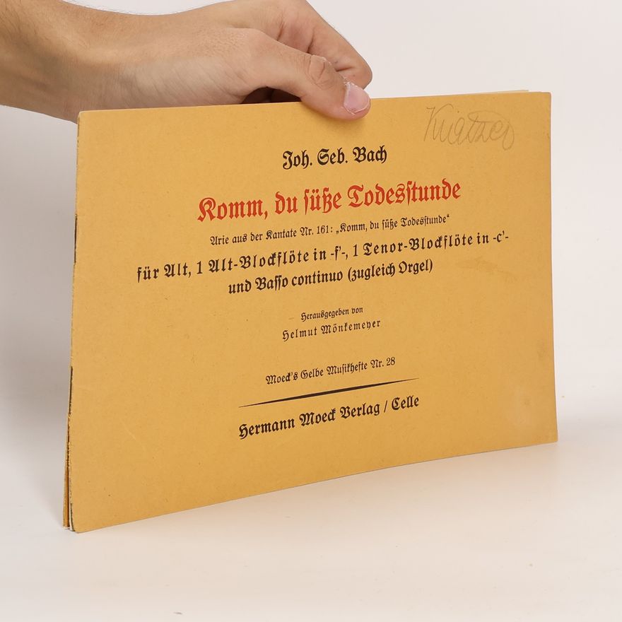 Helmut Mönkemeyer Komm, du süsse Todesstunde